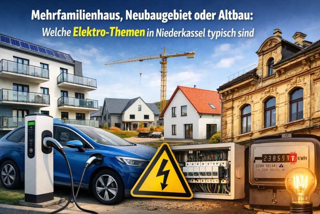 Elektrothemen in Neubau und Altbau Haus.