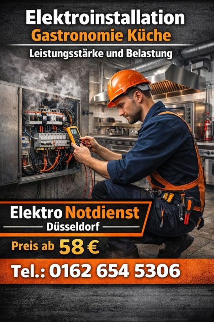 elektroinstallation gastronomie küche