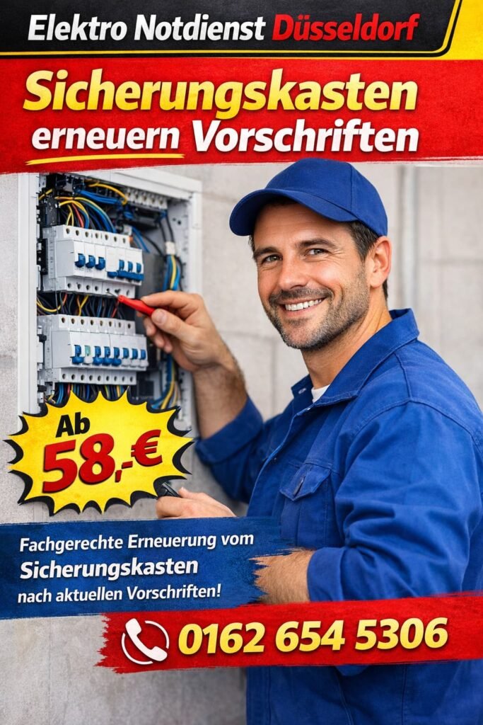 Sicherungskasten erneuern Vorschriften