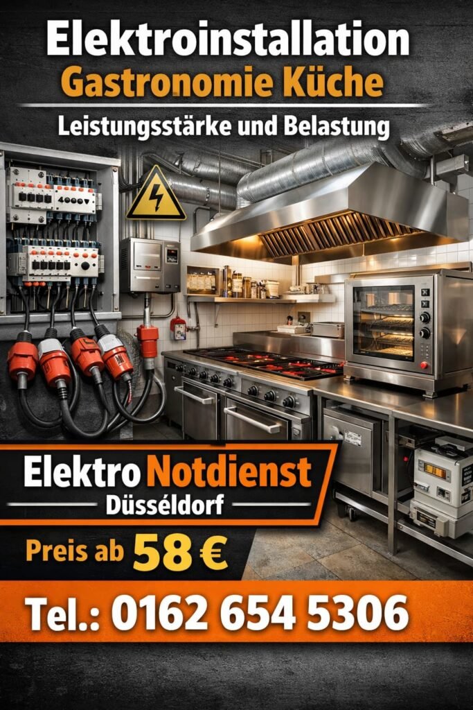 elektroinstallation gastronomie küche