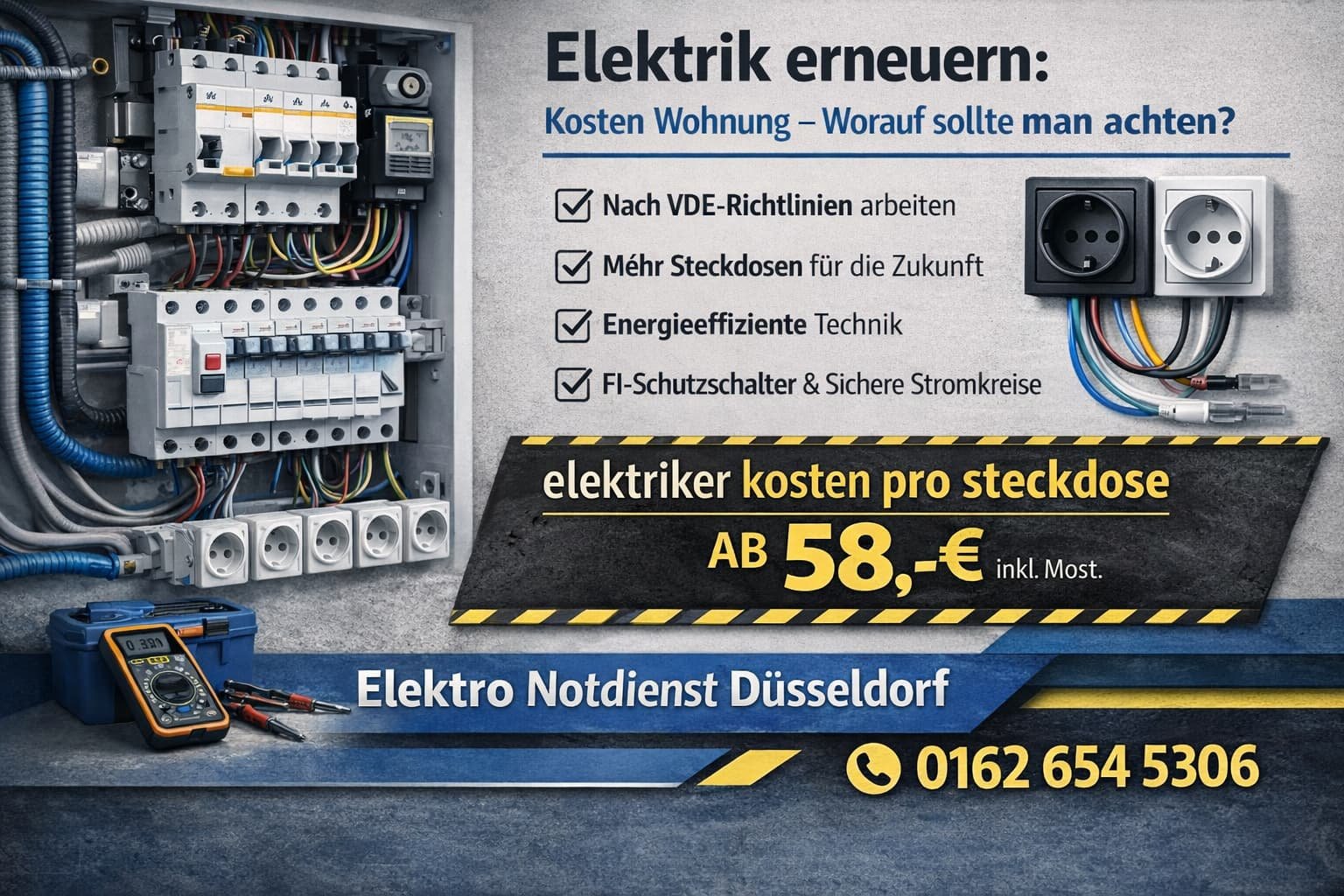 elektriker kosten pro steckdose