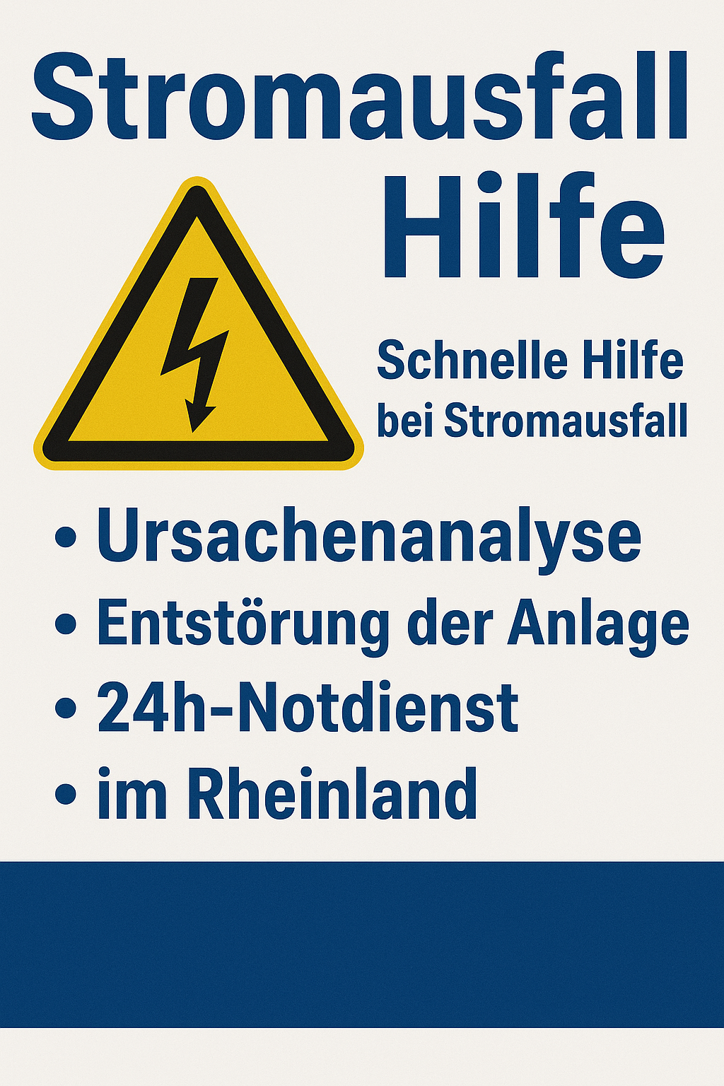 Stromausfall Hilfe