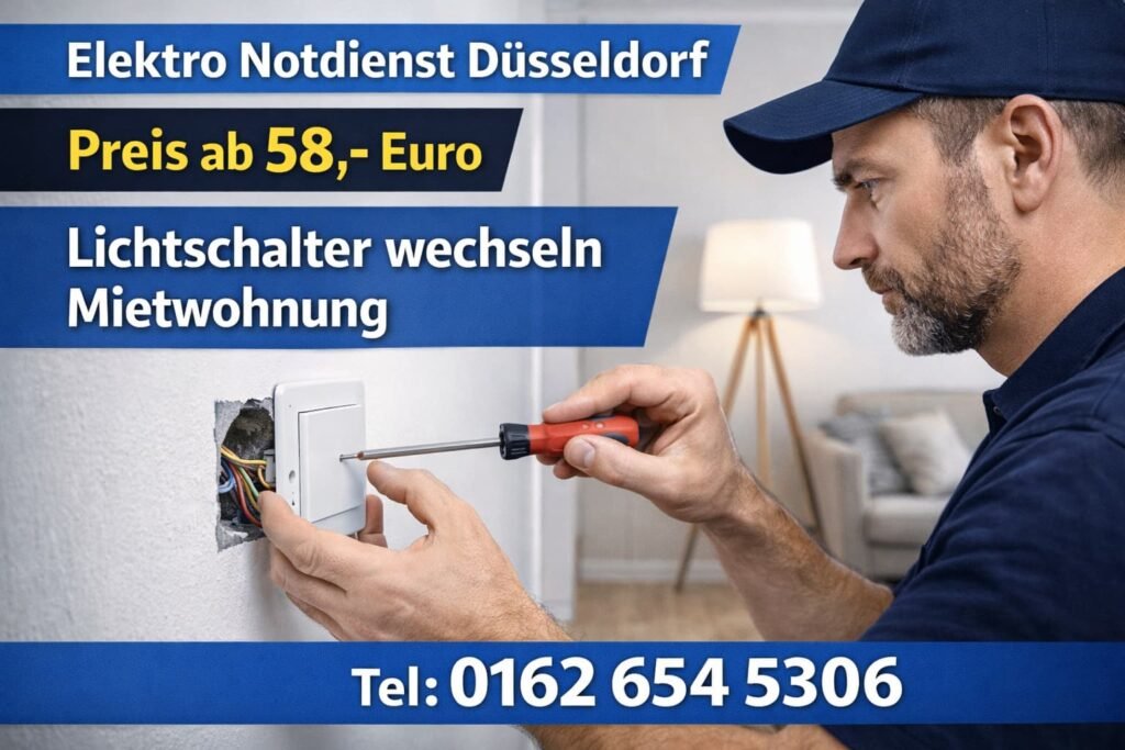 Lichtschalter wechseln Mietwohnung