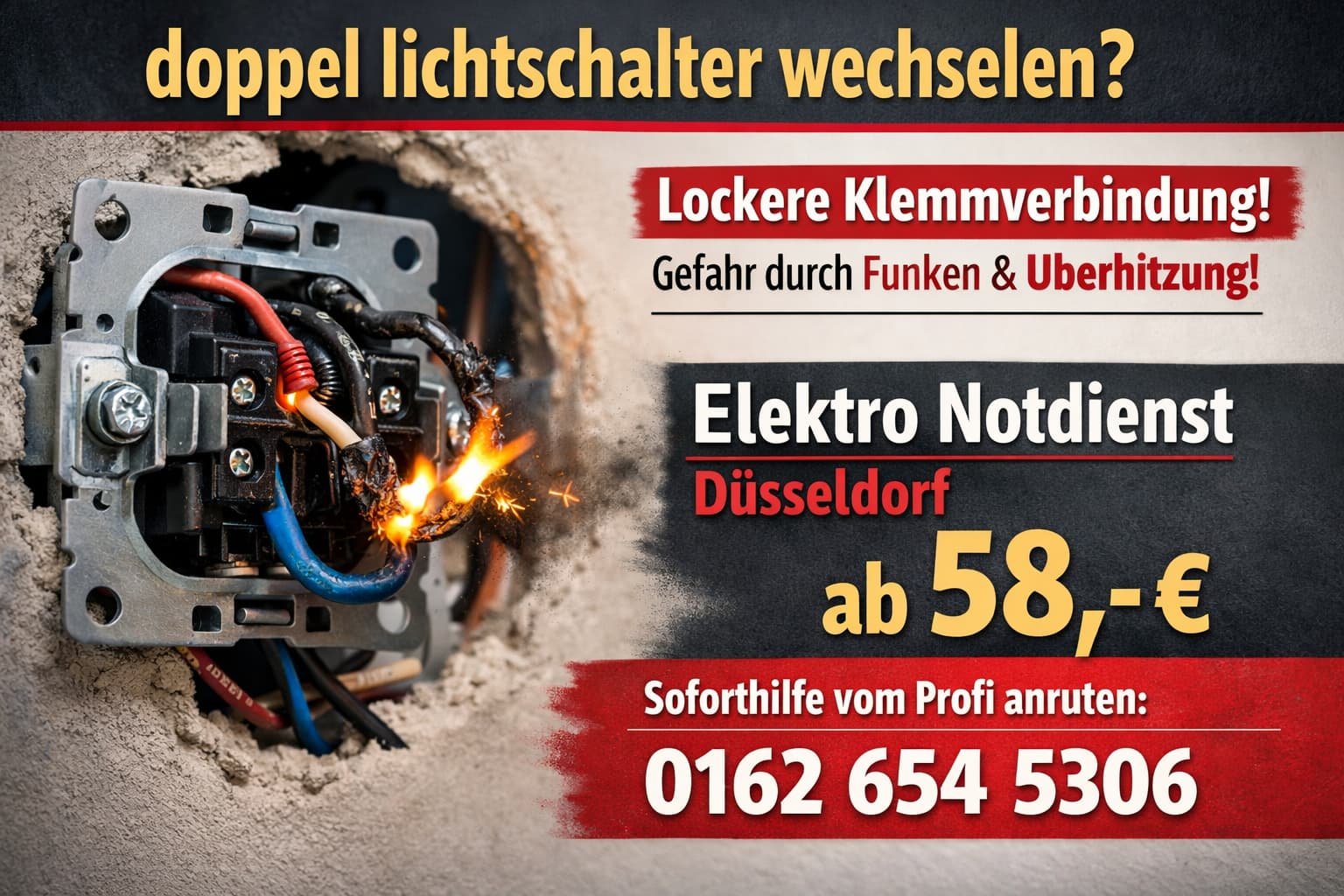 doppel lichtschalter wechseln