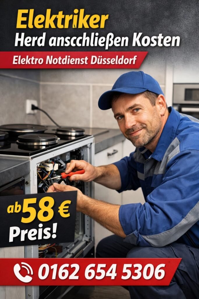 Elektriker Herd anschließen Kosten