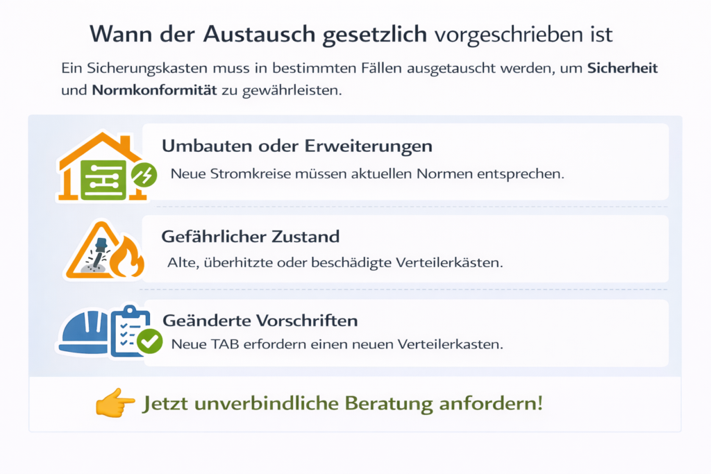 Kosten Sicherungskasten erneuern