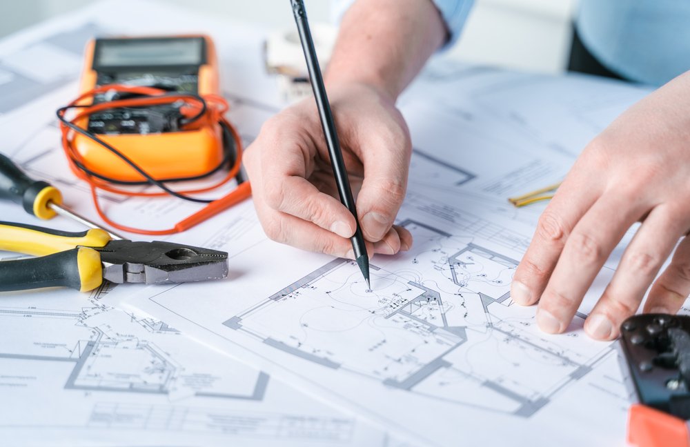 Stromkabel verlegen Plan