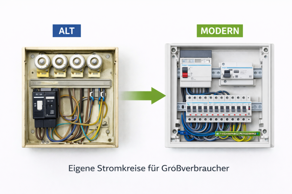 Schaltplan Sicherungskasten Hausanschluss