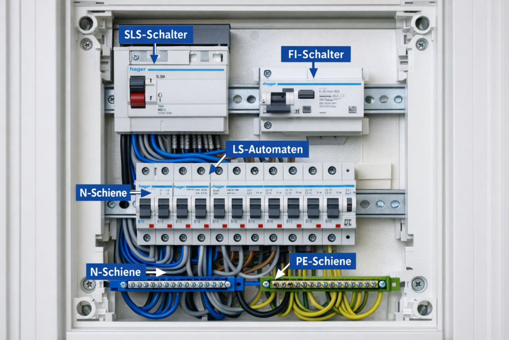 Schaltplan sicherungskasten hausanschluss – Übersicht für Neubauten