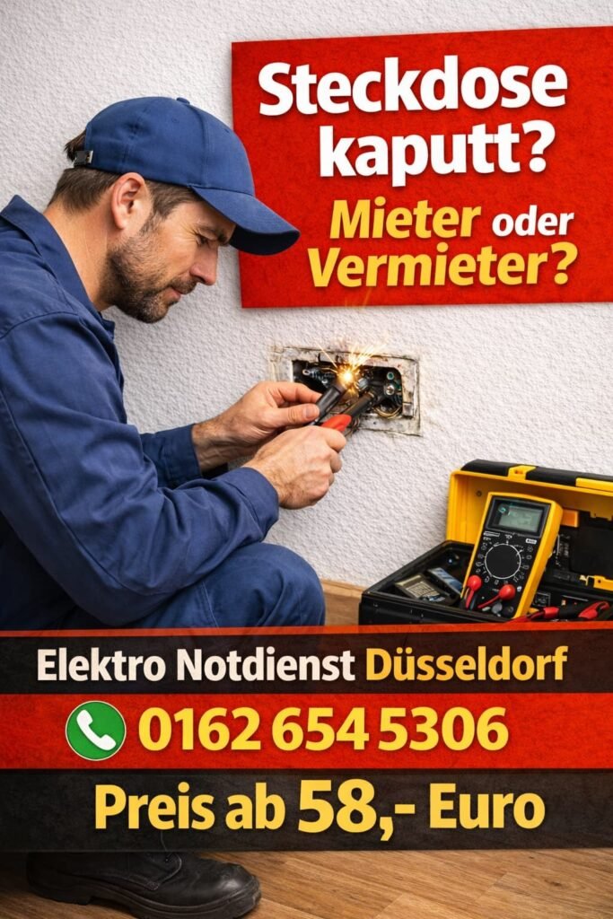 steckdose kaputt mieter oder vermieter