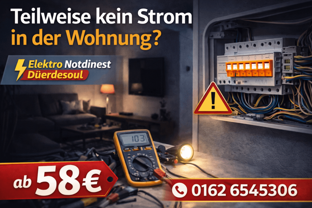 teilweise kein strom in der wohnung