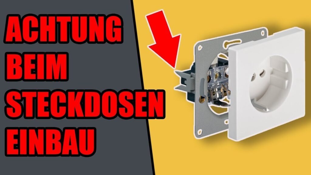 STECKDOSE MONTIEREN - Macht nicht DIESEN Fehler! - YouTube