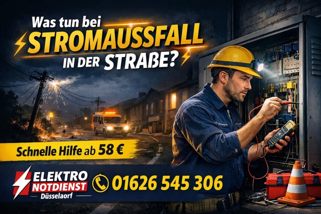 was tun bei stromausfall in der straße