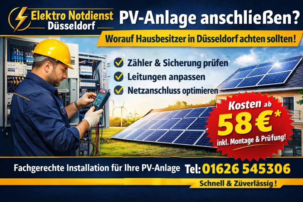 pv anlage anschließen elektriker kosten