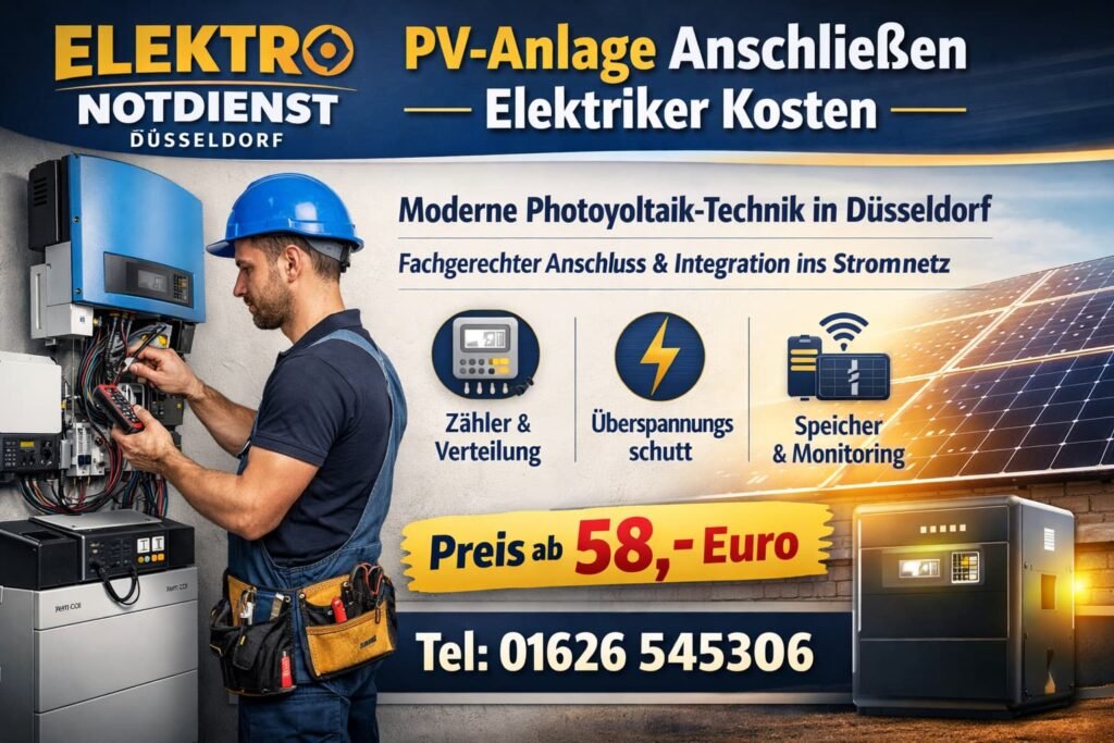pv anlage anschließen elektriker kosten