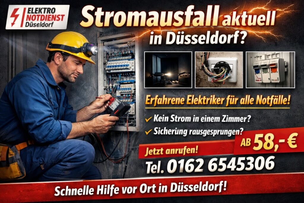 Stromausfall aktuell Düsseldorf