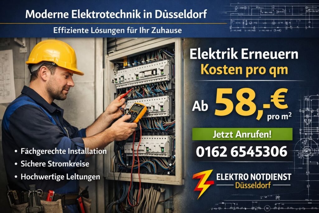Elektrik Erneuern Kosten pro qm