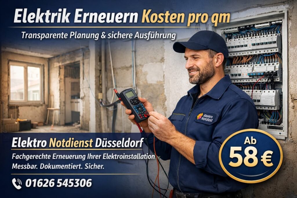 Elektrik Erneuern Kosten pro qm