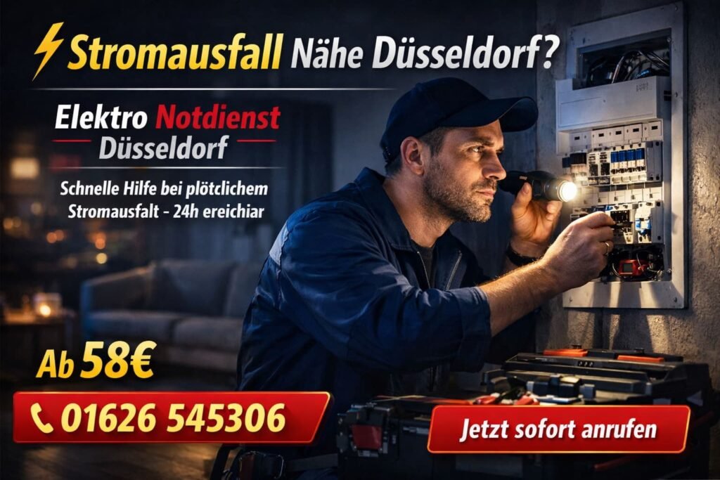 Stromausfall Nähe Düsseldorf