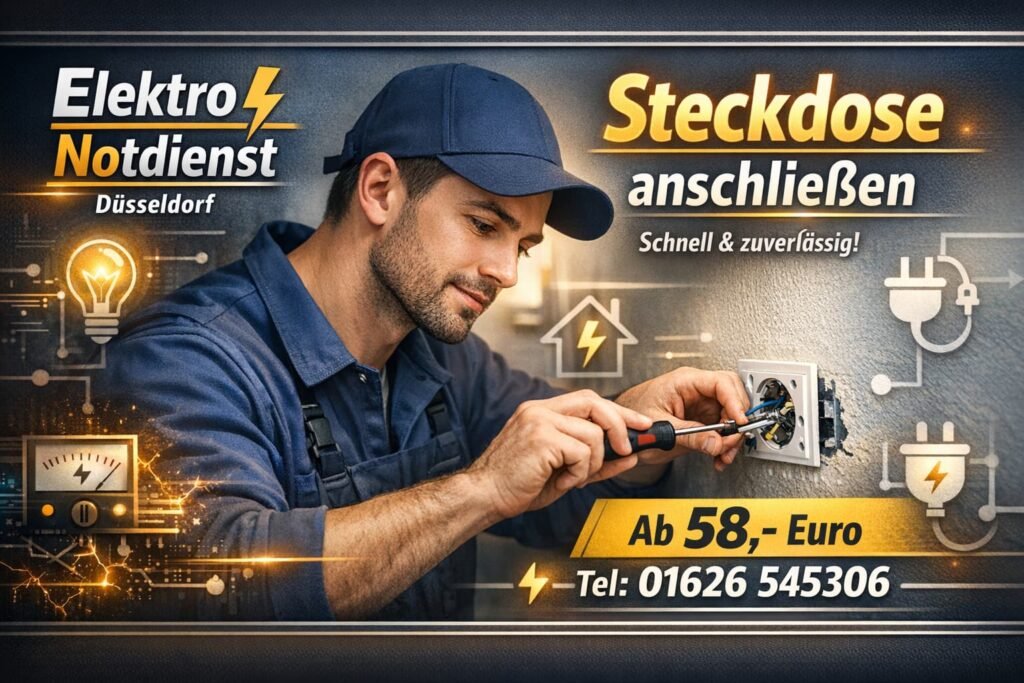 steckdose anschließen