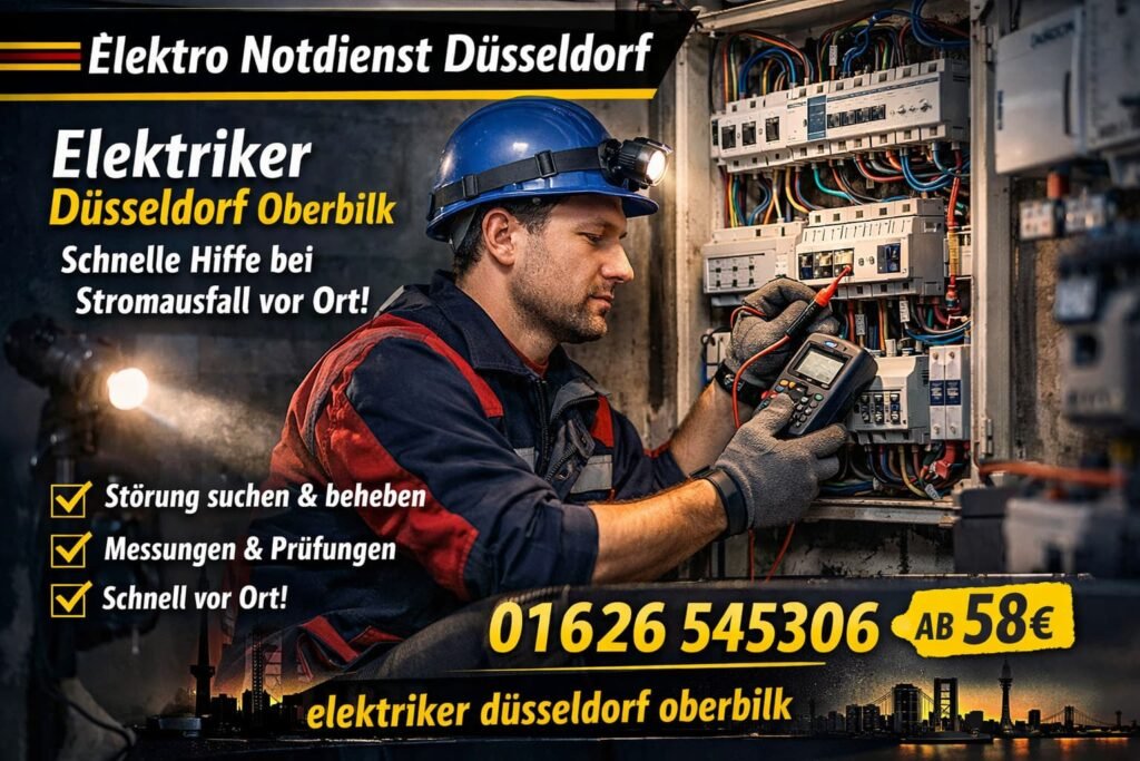 elektriker düsseldorf oberbilk