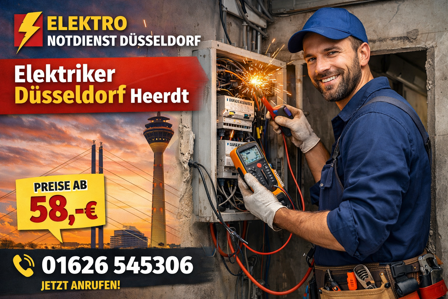 Elektriker Düsseldorf Heerdt