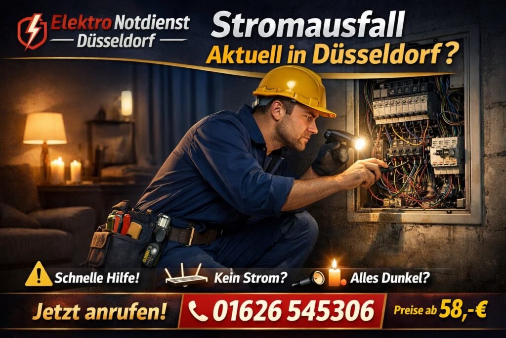 Stromausfall aktuell Düsseldorf