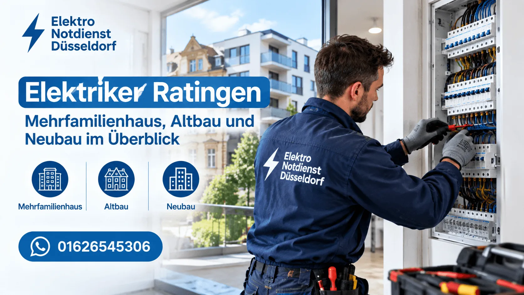 Elektroarbeiten für Altbau und moderne Neubauten