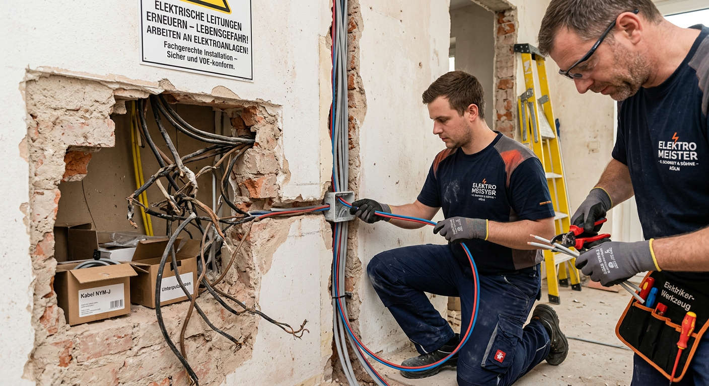 elektrische leitungen erneuern elektrische leitungen erneuern