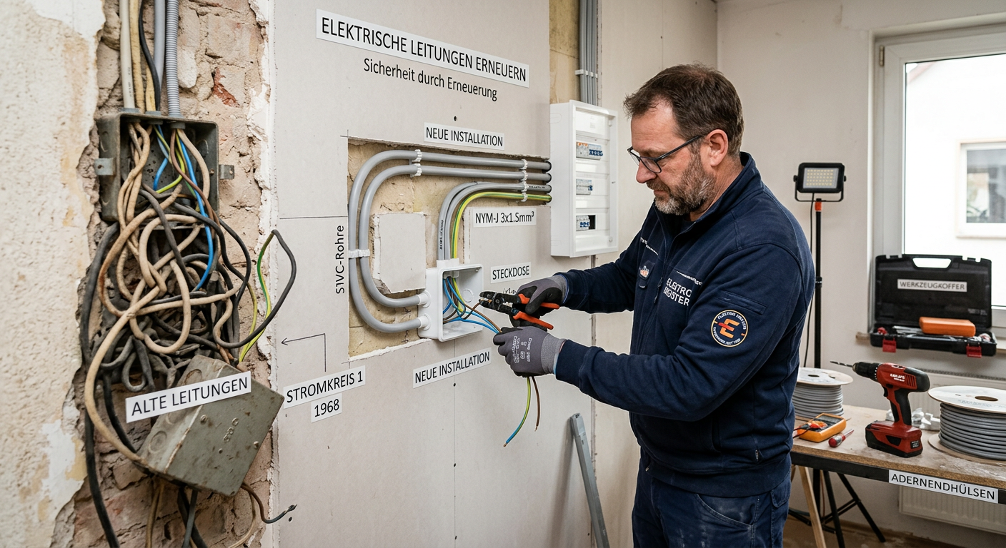 elektrische leitungen erneuern elektrische leitungen erneuern
