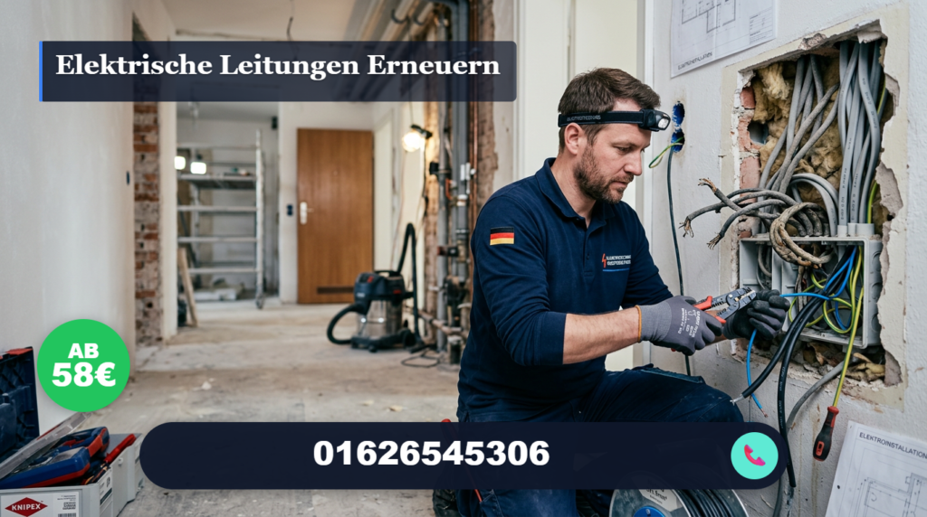 elektrische leitungen erneuern
