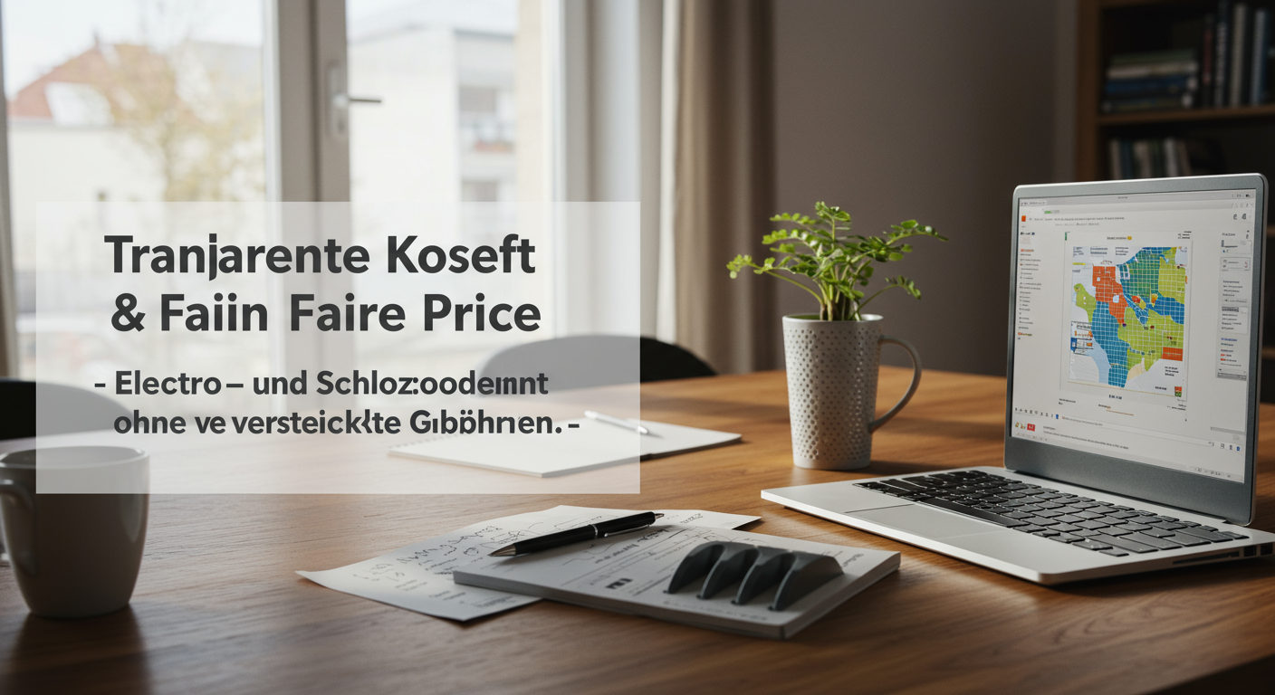 Transparente Kosten & faire Preise – Elektro- und Schlossnotdienst ohne versteckte Gebühren