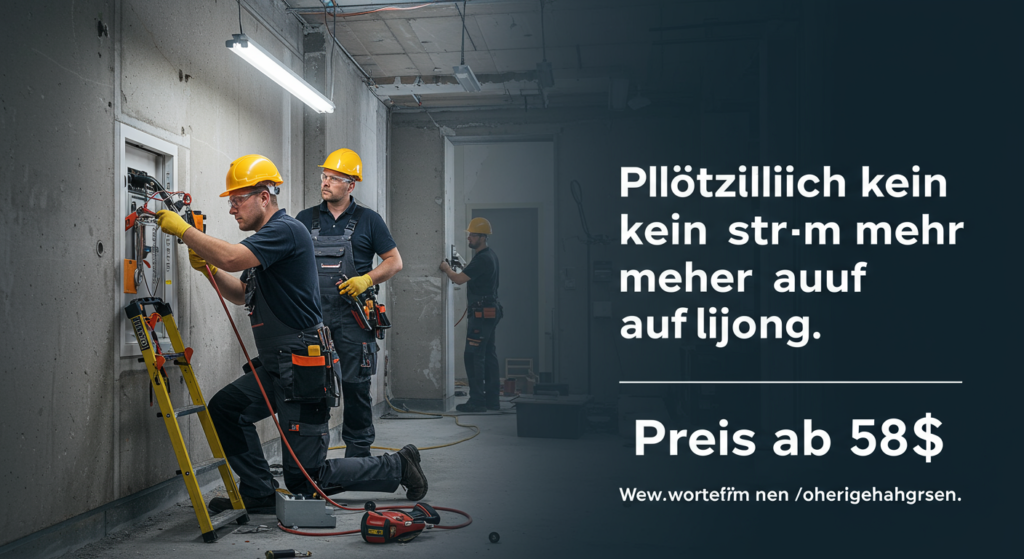 plötzlich kein strom mehr auf leitung