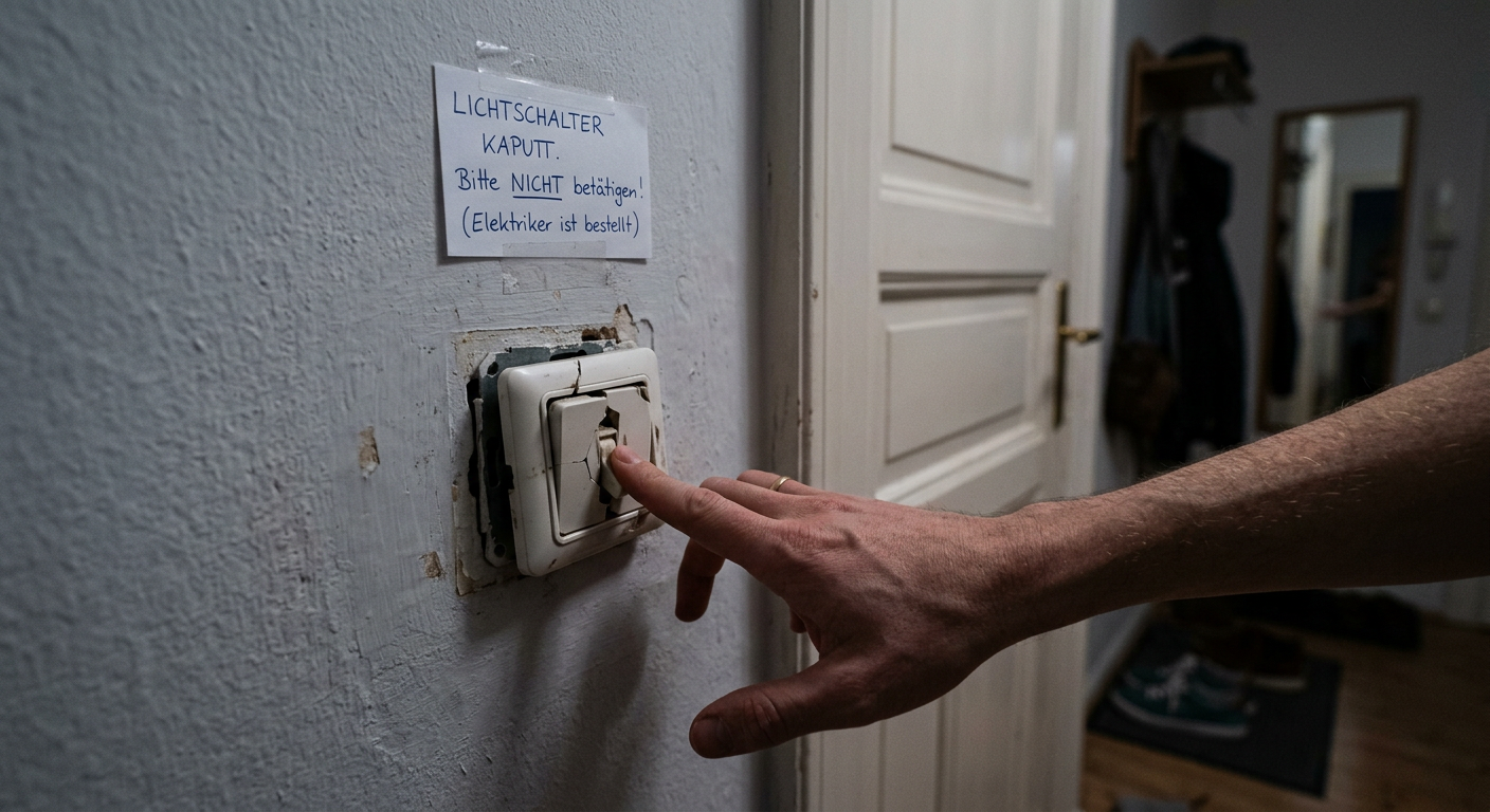 lichtschalter kaputt