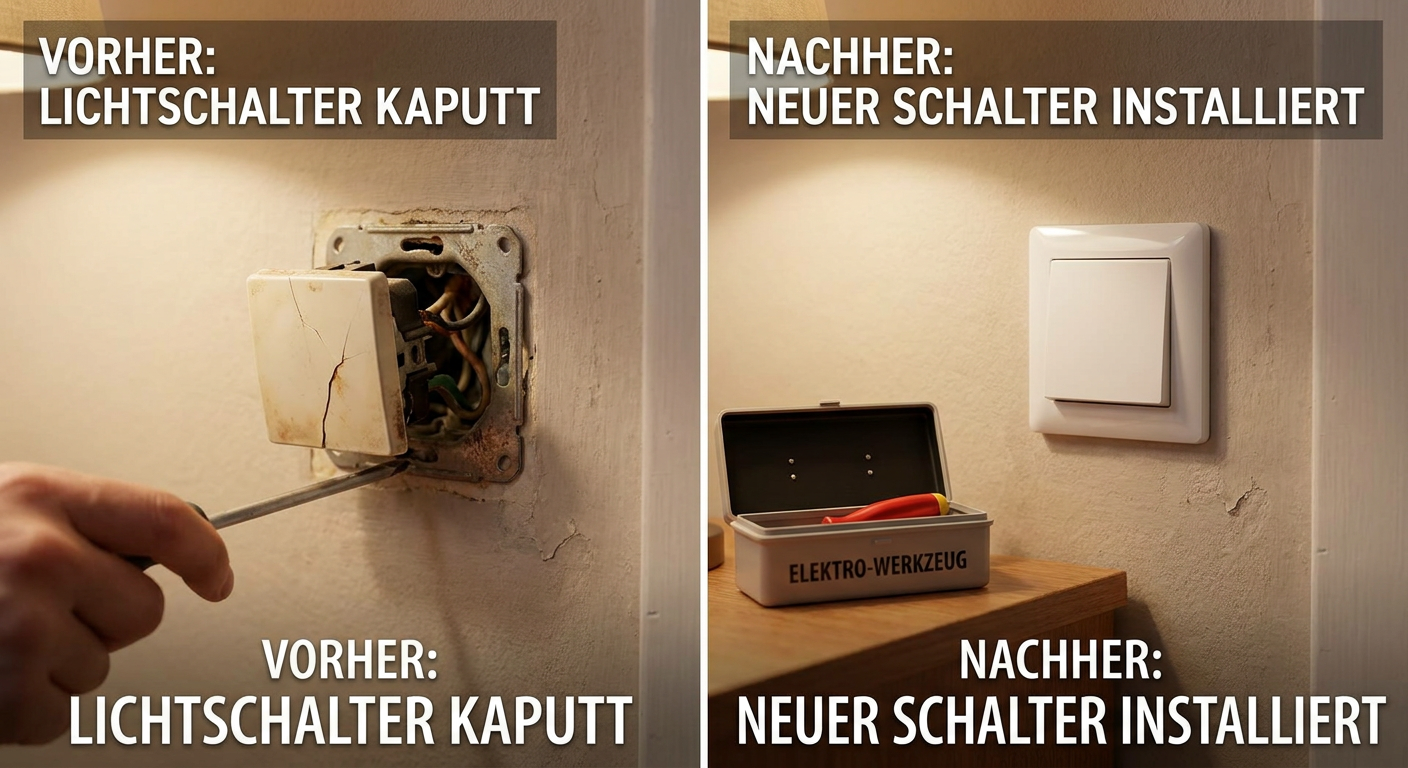 lichtschalter kaputt