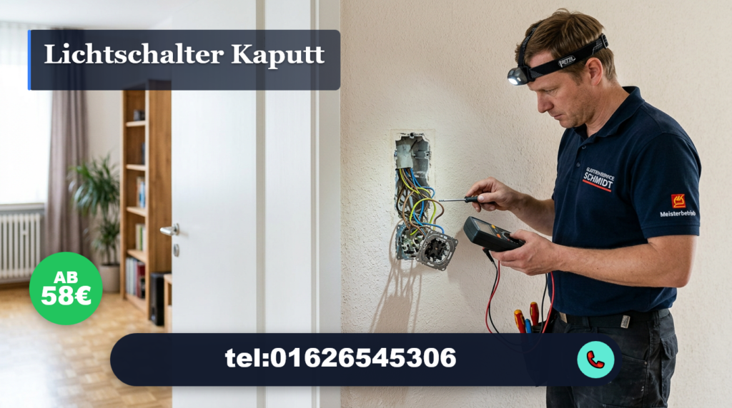 lichtschalter kaputt