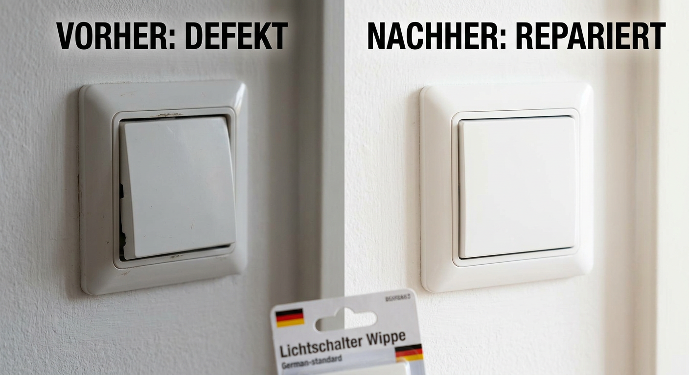 lichtschalter wippe defekt