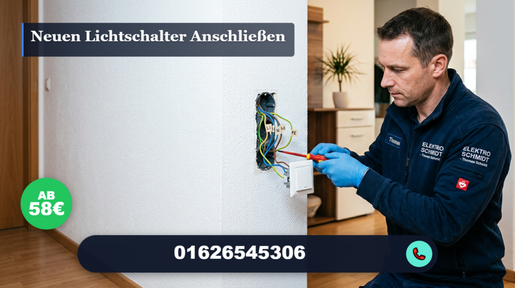 neuen lichtschalter anschließen