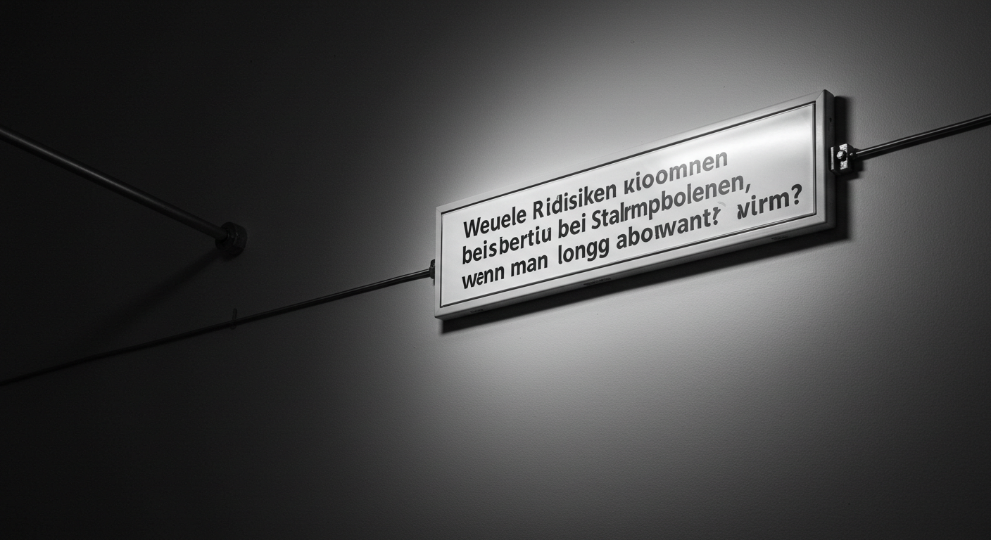 Welche Risiken entstehen bei Stromproblemen, wenn man zu lange abwartet?