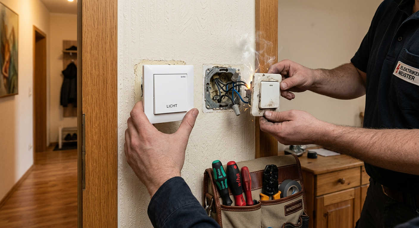 lichtschalter knistert beim einschalten lichtschalter knistert beim einschalten