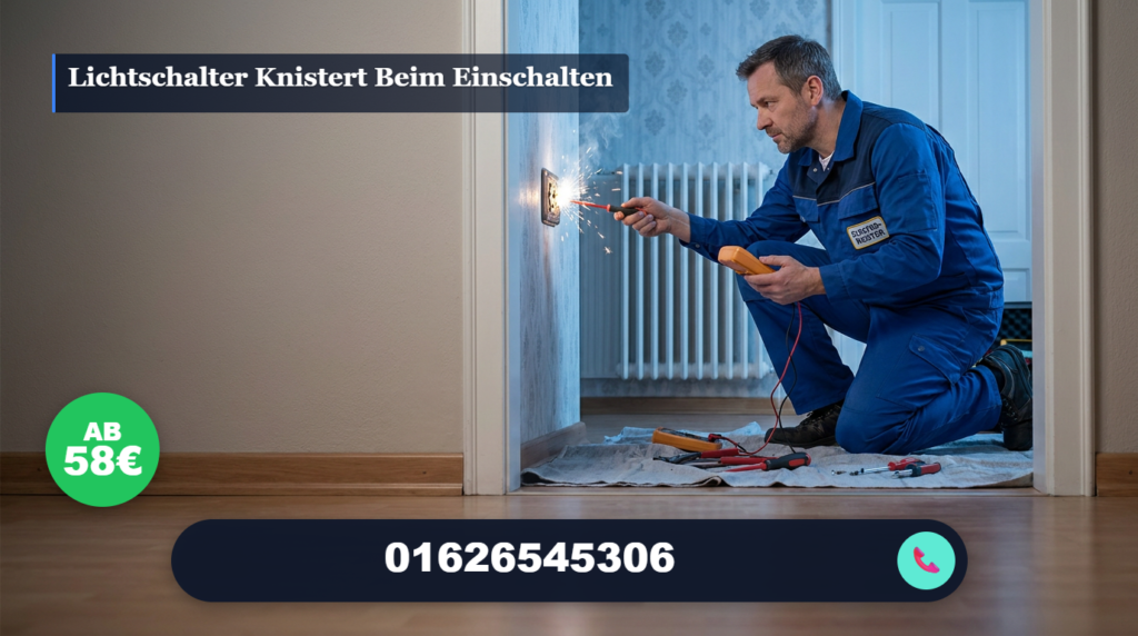 lichtschalter knistert beim einschalten