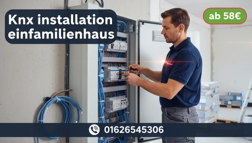 knx installation einfamilienhaus
