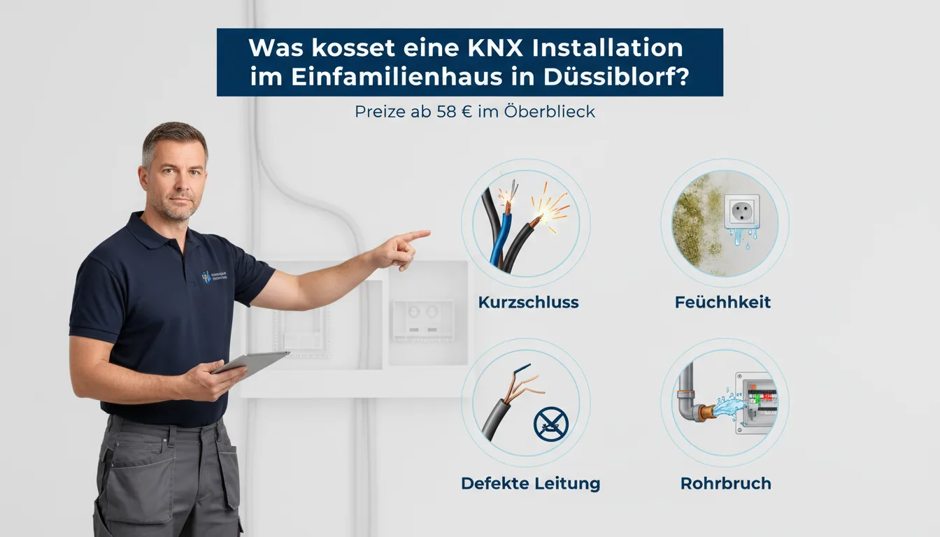 knx installation einfamilienhaus – Problem
