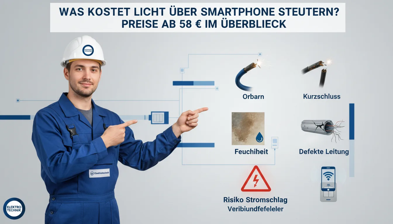 licht über smartphone steuern – Problem