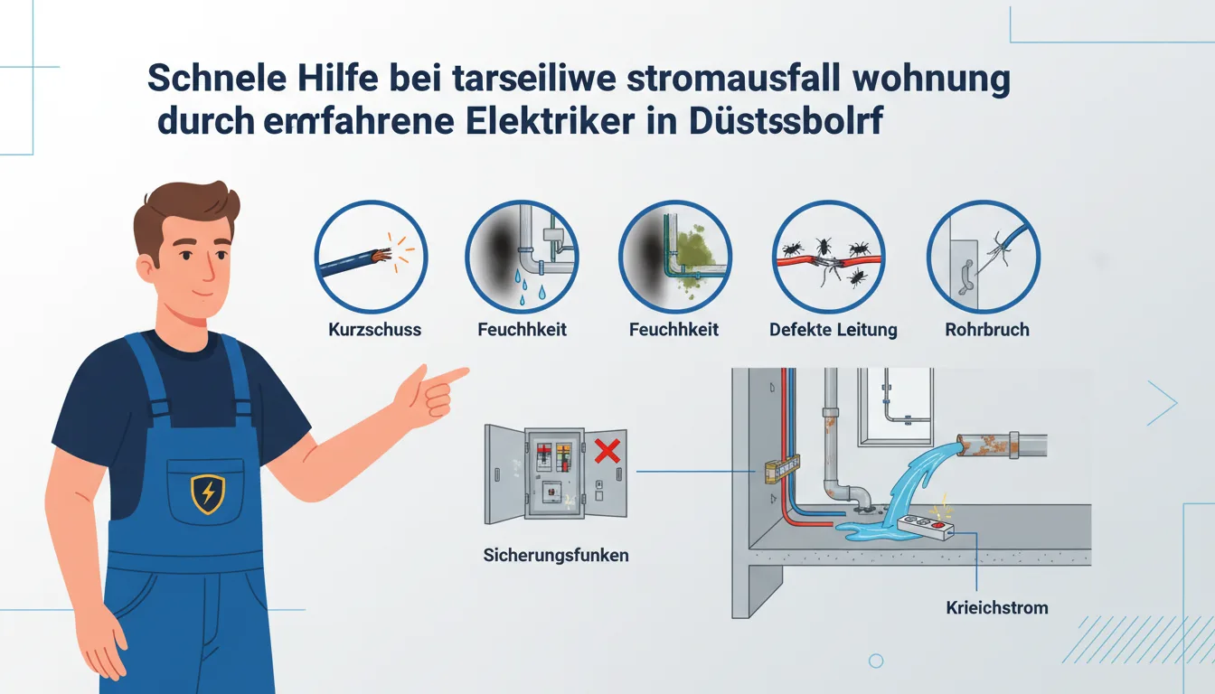 teilweise stromausfall wohnung – Problem