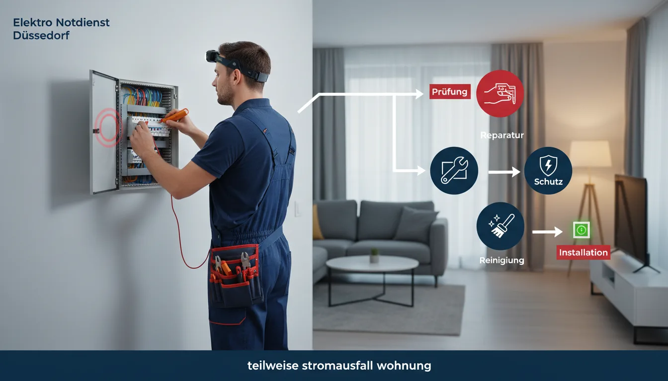 teilweise stromausfall wohnung – Lösung