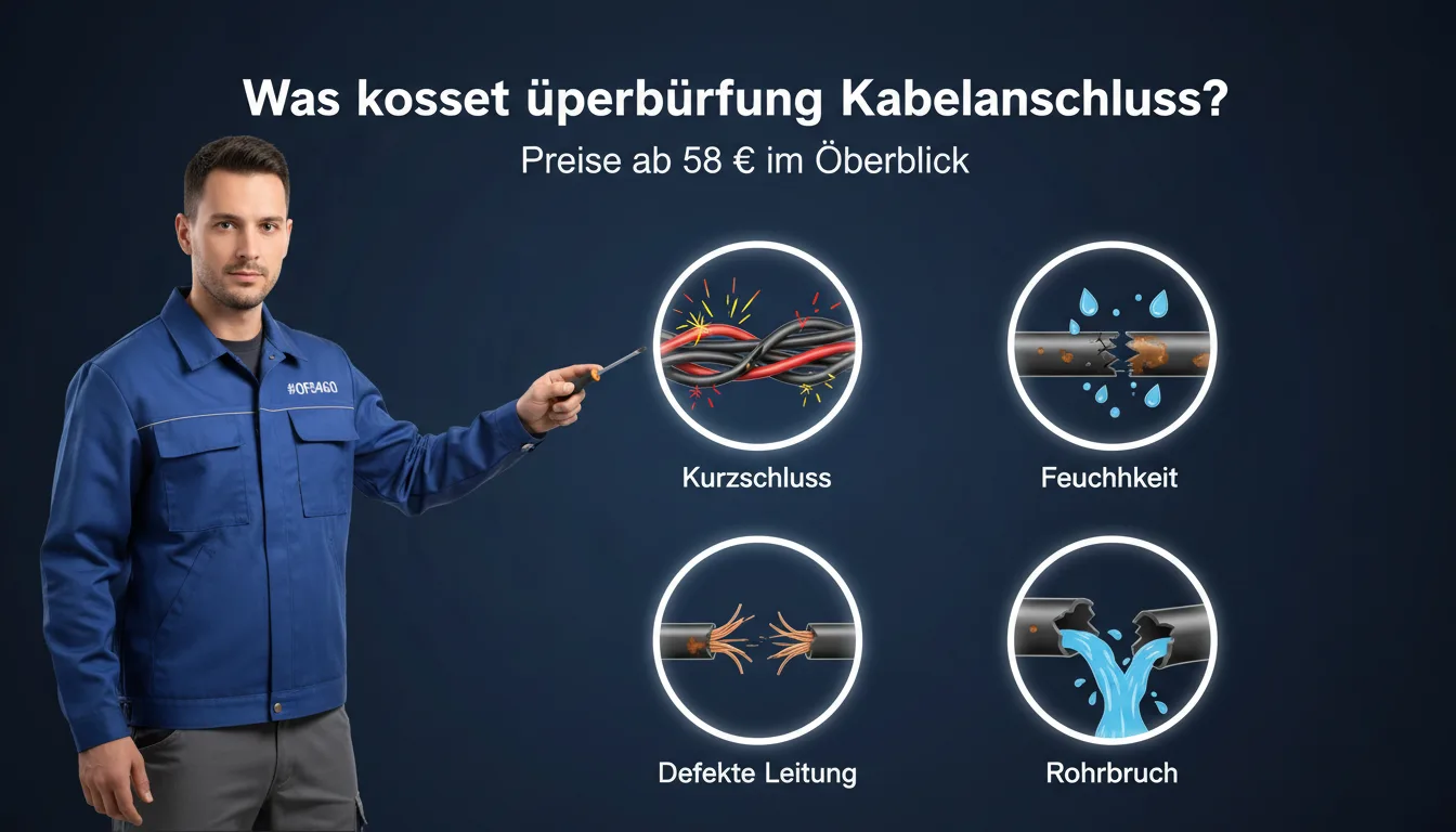 überprüfung kabelanschluss – Problem