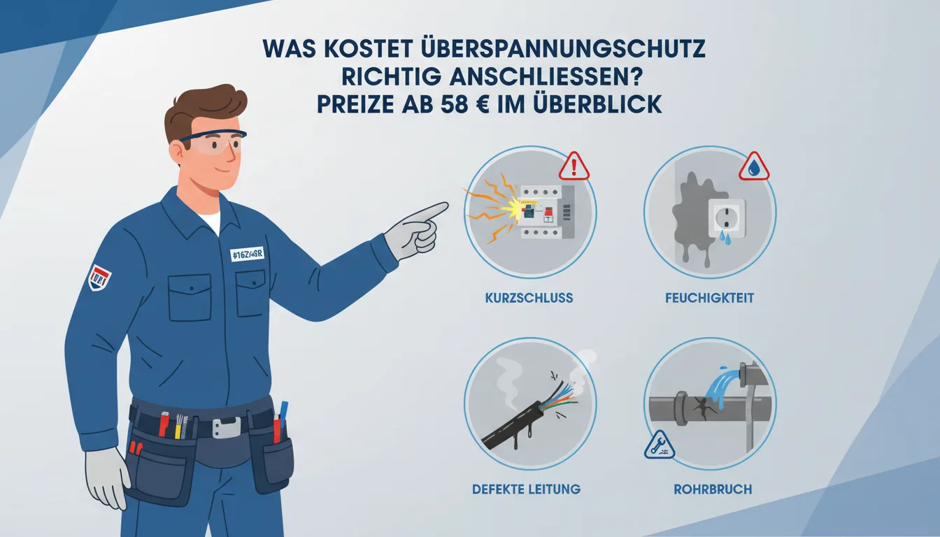 überspannungsschutz richtig anschließen – Problem