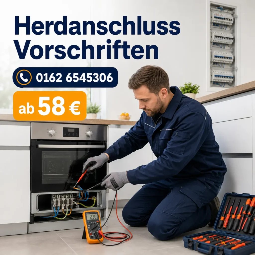 Herdanschluss Vorschriften