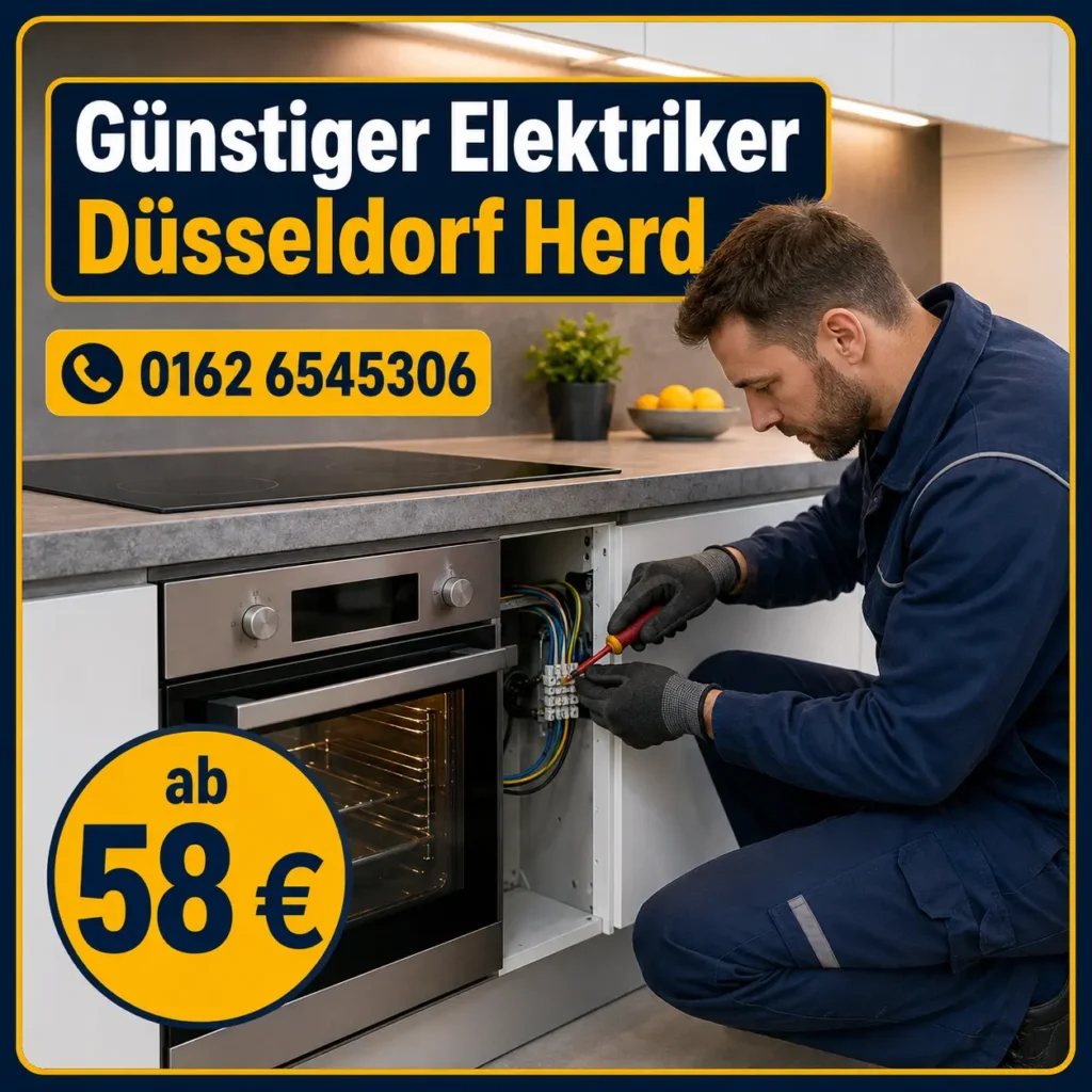 Günstiger Elektriker Düsseldorf Herd